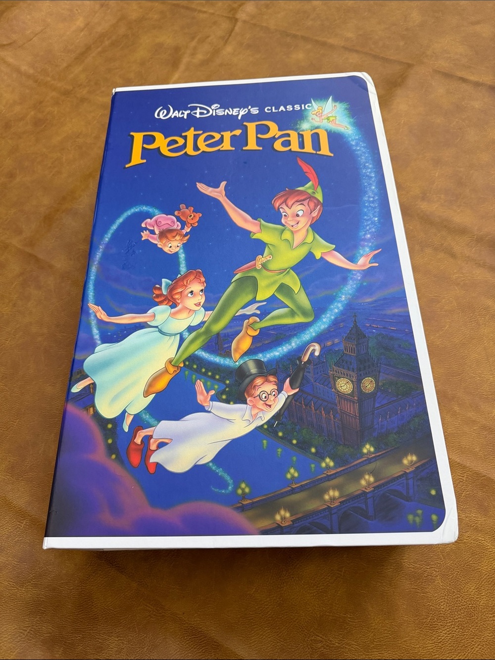 New Disney Peter Pan Classic VHS Boxed Silk Touch Throw Blanket, 50 × 70 Inches,